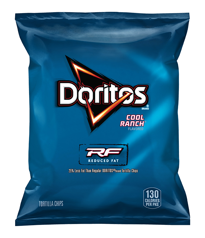 DORITOS® REDUCED FAT COOL RANCH® FLAVORED TORTILLA CHIPS - 1OZ.