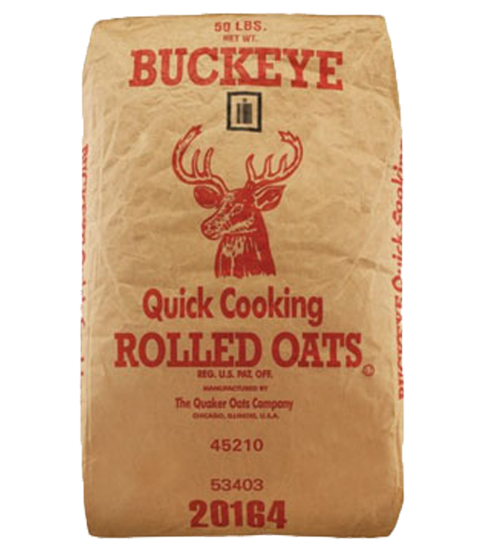 BUCKEYE® QUICK ROLLED OATS - 50LBS.