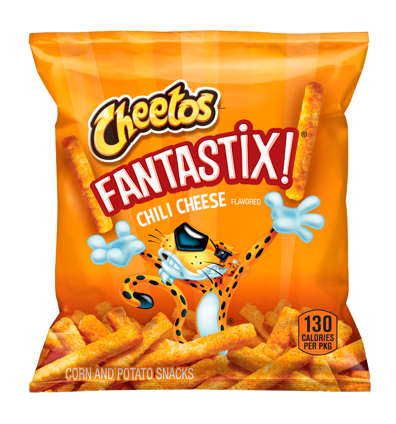 CHEETOS® FANTASTIX® CHILI CHEESE FLAVORED BAKED CORN &amp; POTATO SNACKS - 1OZ.