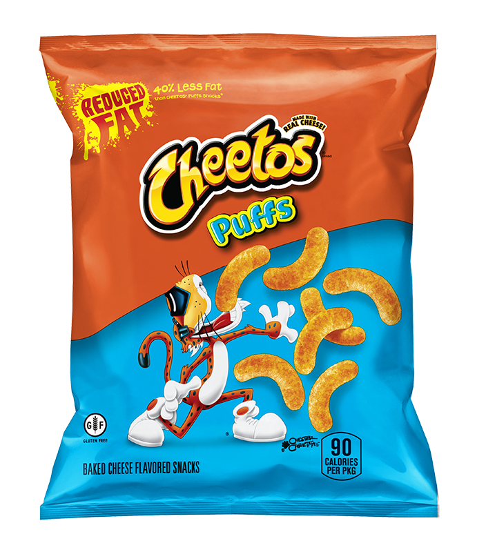CHEETOS® REDUCED FAT BAKED CHEESE FLAVORED SNACKS – PUFFS - .7OZ.