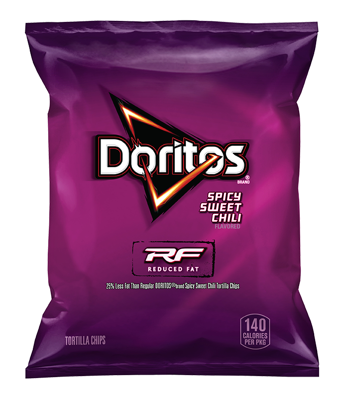 DORITOS® REDUCED FAT SPICY SWEET CHILI FLAVORED TORTILLA CHIPS - 1OZ.