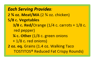 Korean BBQ Nachos with Walking Taco TOSTITOS® Reduced Fat Crispy Rounds Tortilla Chips.png