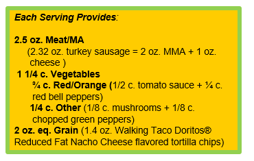 Pizza Supreme Nachos with Walking Taco DORITOS® Reduced Fat Nacho Cheese Flavored Tortilla Chips.png