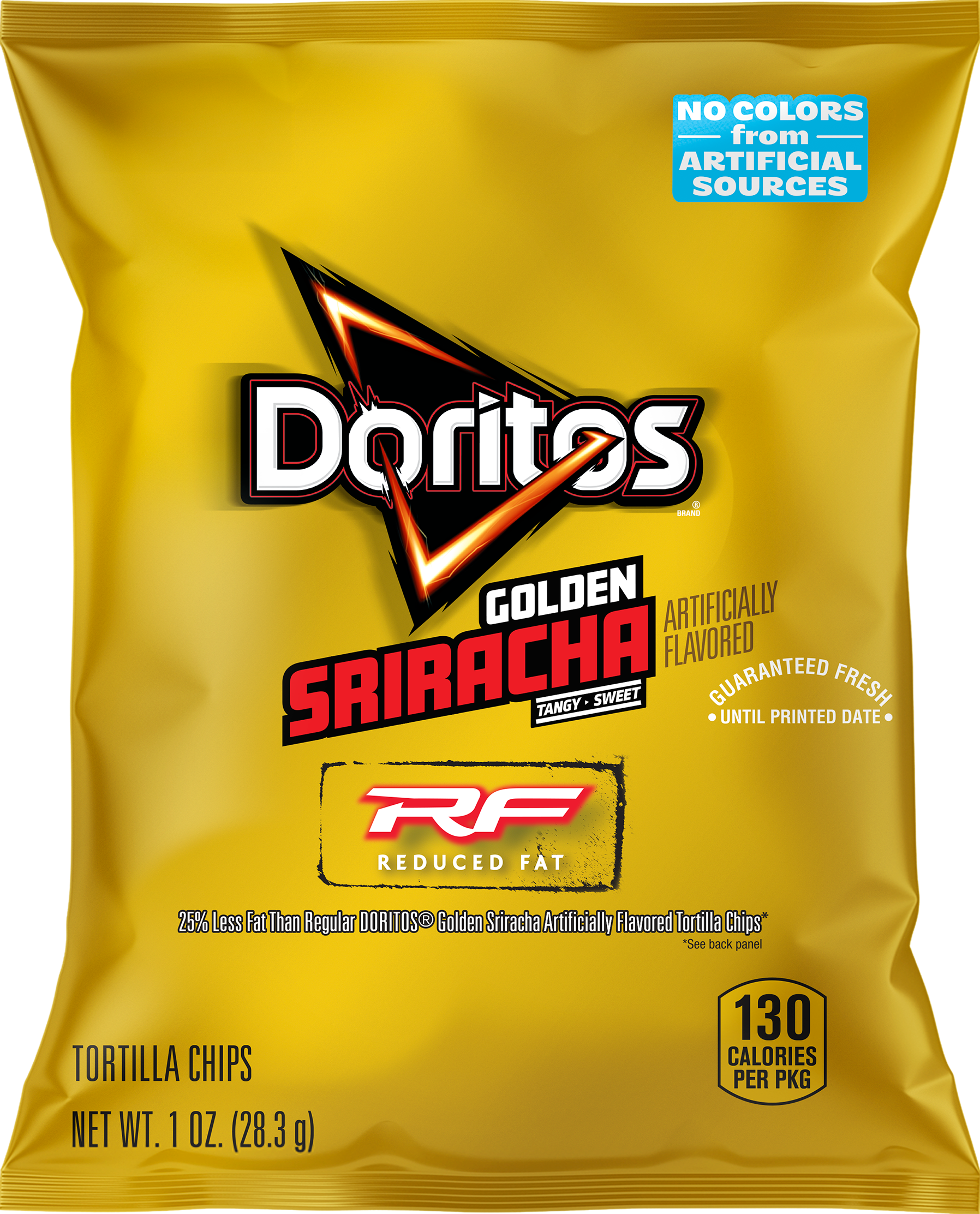 DORITOS® REDUCED FAT TORTILLA CHIPS TANGY GOLDEN SRIRACHA_NO Colors