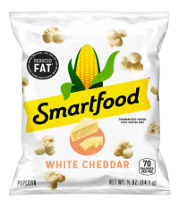 SMARTFOOD® REDUCED FAT WHITE CHEDDAR POPCORN - .5OZ.