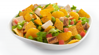 SPICY SWEET ASIAN CRUNCH SALAD WITH DORITOS® REDUCED FAT SPICY SWEET CHILI FLAVORED TORTILLA CHIPS