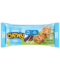 Cal-Quaker® Chewy Granola Bar Cookies N Cream - 1.37oz Quaker® Chewy Granola Bar Cookies N Cream - 1.37oz