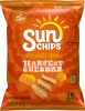 Cal-SunChips® Harvest Cheddar® Flavored Whole Grain Snacks SunChips® Harvest Cheddar® Flavored Whole Grain Snacks