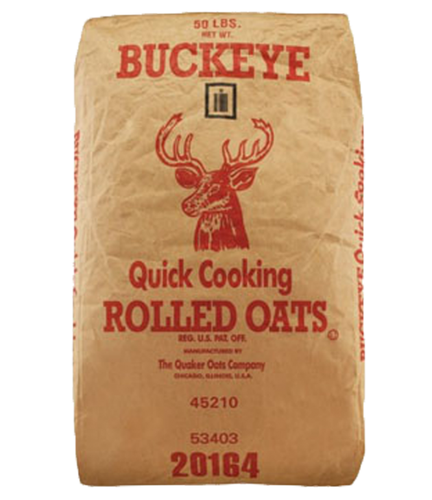 BUCKEYE® QUICK ROLLED OATS - 50LBS.