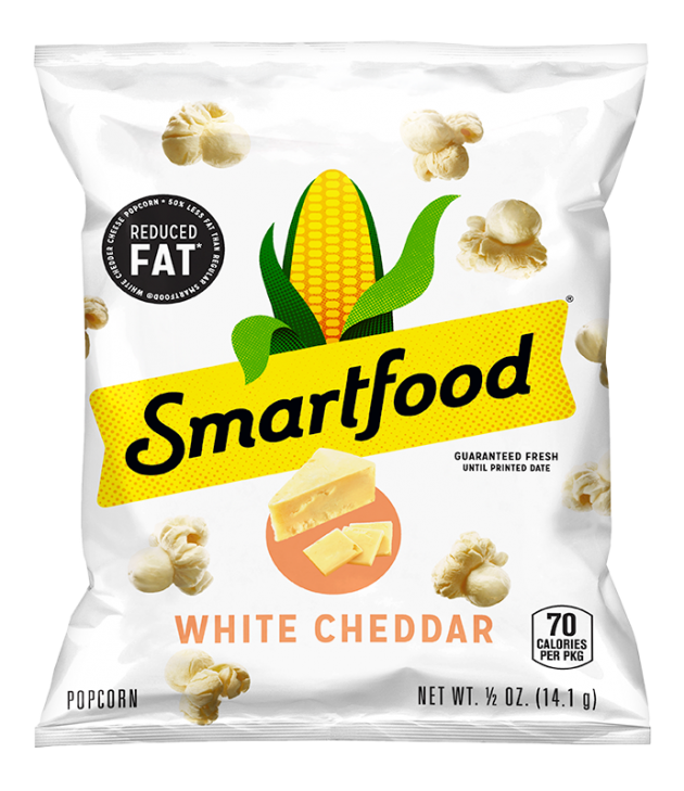 Popcorn, Vegetable Oil (Sunflower, Corn, and/or Canola Oil), Maltodextrin (Made from Corn), Reduced Lactose Whey, Cheddar Cheese (Milk, Cheese Cultures, Salt, Enzymes), Salt, Whey Protein Concentrate, Whey, Natural Flavors, Buttermilk, Potassium Chloride, Lactic Acid, and Citric Acid. CONTAINS MILK INGREDIENTS.