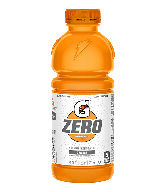 GATORADE® ZERO SUGAR THIRST QUENCHER ORANGE - 20 OZ.