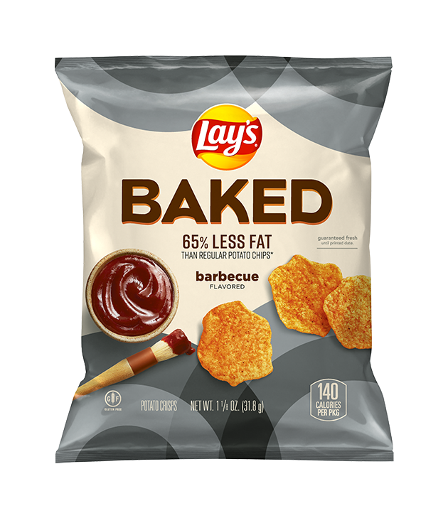 LAY'S® BAKED BBQ FLAVORED POTATO CRISPS 1.125OZ.