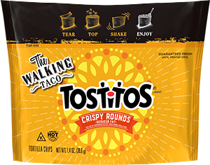 Walking Taco Tostitos® Reduced Fat Crispy Round Tortilla Chips - 1.4oz.