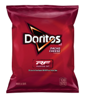 DORITOS® REDUCED FAT NACHO CHEESE FLAVORED TORTILLA CHIPS - 1OZ.