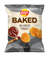 LAY'S® BAKED BBQ FLAVORED POTATO CRISPS .875OZ.