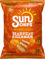 SunChips® Harvest Cheddar® Flavored Whole Grain Snacks - 1.5 oz.